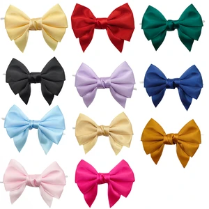30pcs Wholesale Custom Polyester Satin Ribbon Eco-Friendly Packaging Bow Twist Tie Christmas Party Craft Treat Bag Gift Wrap
