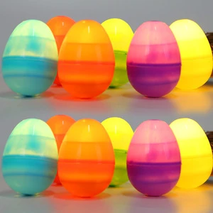Wholesale Cheap Plastic Easter Decoration Egg Glowing Easter Party Eggs Decoration