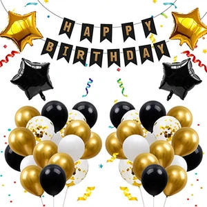 Birthday Decoration Balloon Garland Tableware Set for Baby Shower Kids Gender Reveal Party Supplies