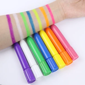 Golden Phoenix UV Neon Glow Dark 16 Colors Non-Toxic Environmental Protection Face Paint Crayon Christmas Party Body Painting