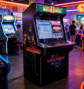 32inch LCD Mortal Kombat II Classic Arcade Machine | 2 Player Fighting Game Cabinet For Commercial & Home Use