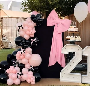 Velvet Large Bow Decoration Wedding Photography Birthday Party Set Props