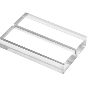 Transparent Acrylic Card Slot Base Platform Card Wedding Table Number Plate Bottom Support Business Card