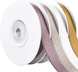 Velvet Ribbon Is Used for Gift Wrapping and Making Bows for Christmas Packaging