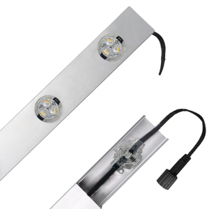 Hot Sale IP68 12V Outdoor RGBW 30mm SMD5050 LED Pixel Point Lights White Aluminum Track Permanent Christmas Holiday Lighting