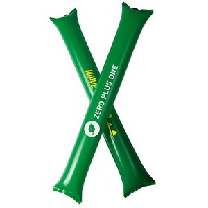 Wholesale Custom Print PE Material Fashionable Inflatable Balloon Clapper Stick Sport Game Football Promotional Party Supplies