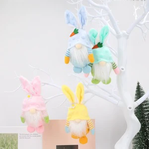 Cross-Border New Product Easter Bunny Faceless Doll Pendant Cute Festival Decoration Wholesale