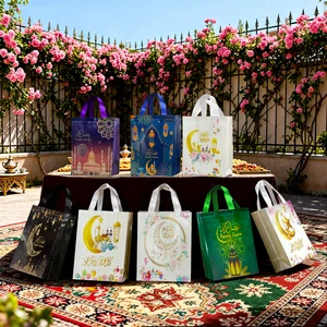 653314 Ramadan Gift Bag - 8pcs Bag Party Maker Ramadan Supplies