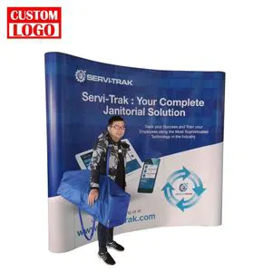 High Quality Pop up Stall Displays Wedding Backdrop Stand Banner Event Custom Size Wall Banner