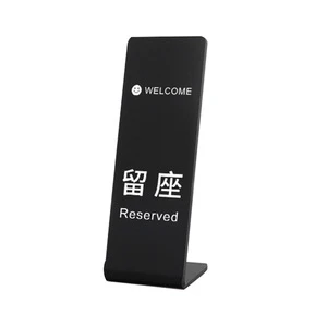 Custom Acrylic Portable Lightweight Table Number Stand QR Tent Seat Marker Scan Order Queue Pickup Tag Restaurant Cafe Hotel