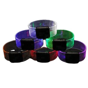 New Party Concert Wristbands Customized Logo TPU Led Bracelet