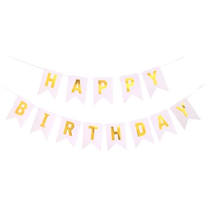 Promotion High Quality Happy Birthday Banner Birthday Interior Decoration Birthday Wall Banner