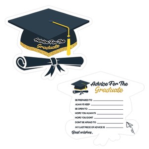 Xieli Graduation Party Cards Activity Game Cards Grad Celebration Party Supplies Advice Card