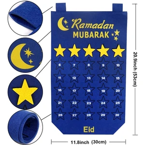 Wholesale Eid Mubarak Decorations Ramadan Kareem Eid Kid Gifts Ramadan Calendar Muslim Party Decor