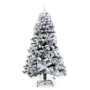 Top Quality Realistic PVC Mixed Artificial Christmas Tree High Density Branches Heavy Duty Metal Stand