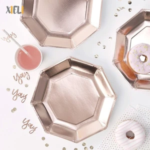 Xieli Vietnam Party Disposable Tableware Set ECO Paper Plates Wholesale Party Supplies