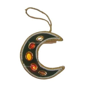 Customized Elegant Christmas Tree Stand and Accessories Featuring Beautiful Beaded Ornaments