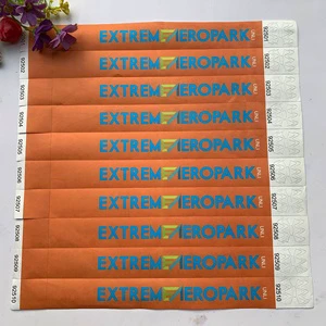 Waterproof Synthetic Paper Wristbands, Disposable Security Wrist Bracelets, Printable Bands for Events, Parties, Festivals