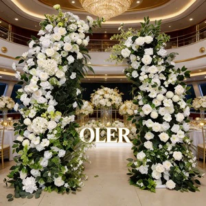 OLER Wholesale Bulk High Quality Floral Wall for Reception