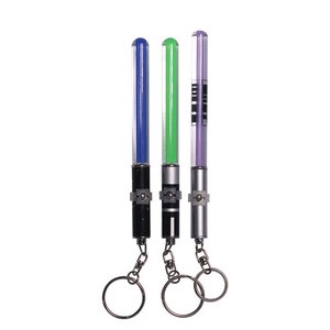 Factory Custom Acrylic Keychain Printed Gift Glowing Flashlight Christmas Event Lighting Props Acrylic Glowing Keychain