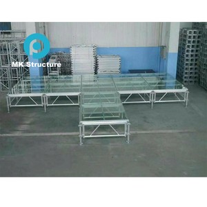 Engagement Wedding Stage Different Design Wedding Backdrop Decoration Glass StageF for Sale