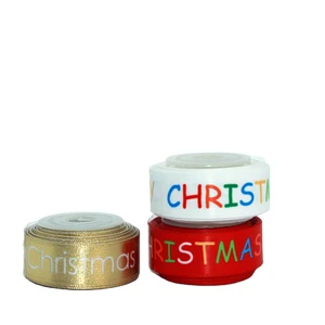 Bouquet Christmas Tree Handmade Crafts Gift Ribbons Gift Wrapping Christmas Ribbon Satin Streamer DIY Cake Ribbon