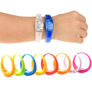 Sound Activated LED Flashing Light Eco-friendly Plastic Bracelet Event Party Supplies Thanksgiving Christmas Decorations
