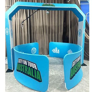 New Inflatable Foto Props Design With Giratorio Picture Rotating Selfie Cabina Overhead 360 Photo Booth