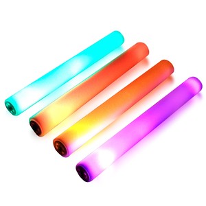 热销新款音乐会LED彩色泡沫Cyalume灯棒派对用品