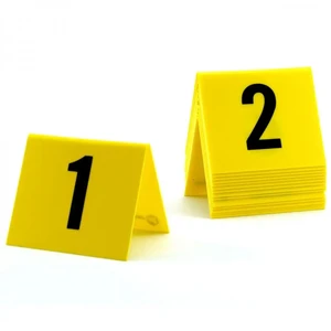 High Quality Table Numbers Double Side Plastic Table Numbers Perfect Markers Access Control Cards