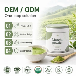 Wholesale Matcha Tin Can 50g Ceremonial Grade Matcha Powder Japan