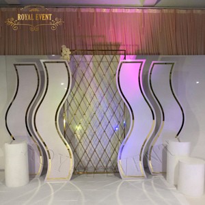 New Design Party Pvc Acrylic Backdrop Wedding Stage Decoration Backdrop Stand Acrylic Wedding Decor Wedding Backdrop