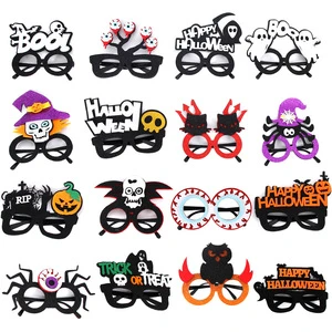 Halloween Party Plastic Novelty Glasses 40+ Styles Funny Ghost Festival Photo Props Adults Kids Spooky Costume Eyewear Favors