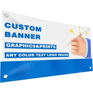 6x3 ft PVC Banner, Printed Outdoor Vinyl Sign for Business Parties Birthdays