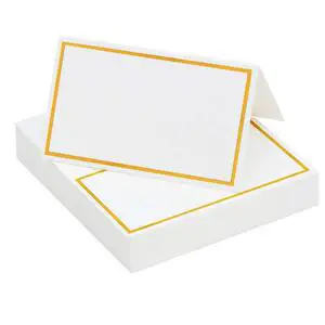 Custom Place Cards Wedding Party Table Name Message Greeting Card Party Supplies Seating Card