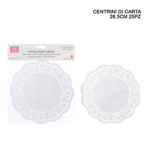 25pcs 26.5cm Round Pastry Paper Tableware & Decorations for Party Baking Supplies