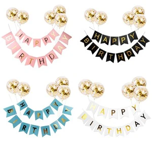 Multiple Style Birthday Party Decoration Banner Supplies Wall Background Party Banner Decoration