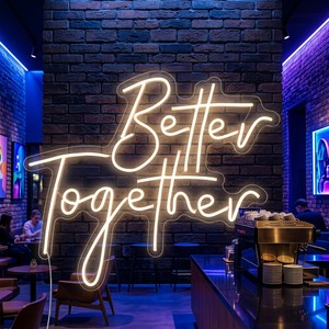 Romantic Luces Neon Sign Flex LED Neon Light Custom Neon Sign For Wedding Home Event Decor Neon Sign Custom