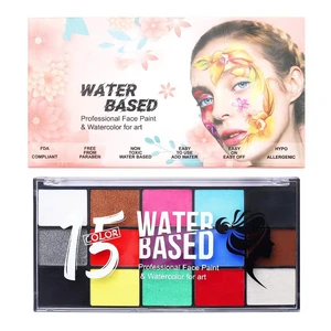 Party Carnival Makeup Paint Kit 8/12/15/20/42 Colors Non Toxic Split Cake Liners One Stroke Face Body Paint Palette