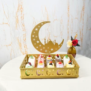 Ramadan and Eid Al-Fitr Tableware Storage Trays Decorative Items & Muslim Products From Middle East Handcrafted Metal Crafts