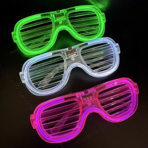 Blinds Plastic LED Luminous Cold-light Glasses for Bar & Party Atmosphere Children's Toy Parent-Child Interaction