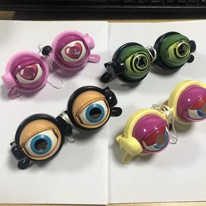 定制现货拉线闪烁疯狂眼镜独特恶搞自拍视频搞笑沙雕玩具