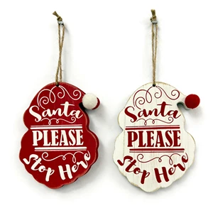 Christmas Wooden Decorative Ornaments 