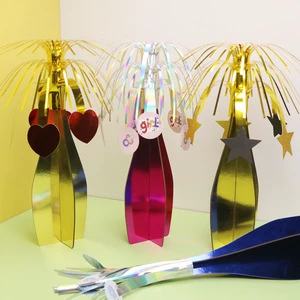 Modern Rain Paper Table Decoration Set for Children's Birthday Party Gender Reveals Boys Girls Heart Rainbow Design
