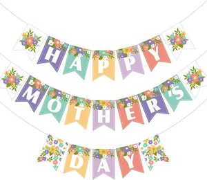 Happy Mothers Day Banner For The Mothers Day Party Decoration