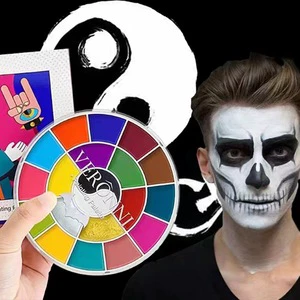 Cross-Border New Style Body Paint Face Paint Children's Stage Makeup for Halloween Christmas Cream Makeup for Body Painting