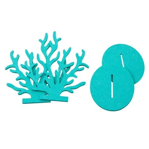17 PCS Mermaid Ocean Theme Sea Coral Horse Seaweed Felt Banner Party Decoration Set