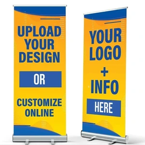 2024 New Product Wedding Advertising Event Welcome Roll up Banner with Stand Custom Size Retractable Banner