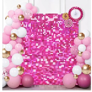 Wholesale Multipel Color Wedding Decoration Shiny Wall Background Wedding Decoration