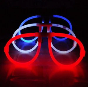 Cheap Price Custom Brand Glow Stick Glasses for Party Favor
